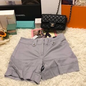 White House Black Market Light Gray Women's Bermudas (Free Mystery Clothes)